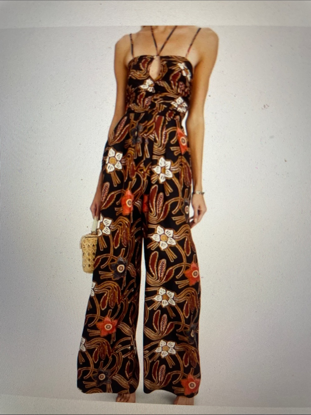 Ulla Johnson Khalida silk jumpsuit sz 4